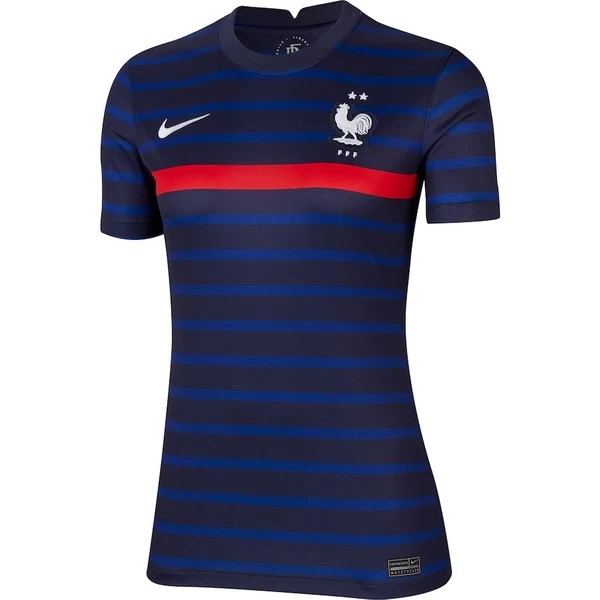 Camiseta Francia 1ª Mujer 2020 Azul